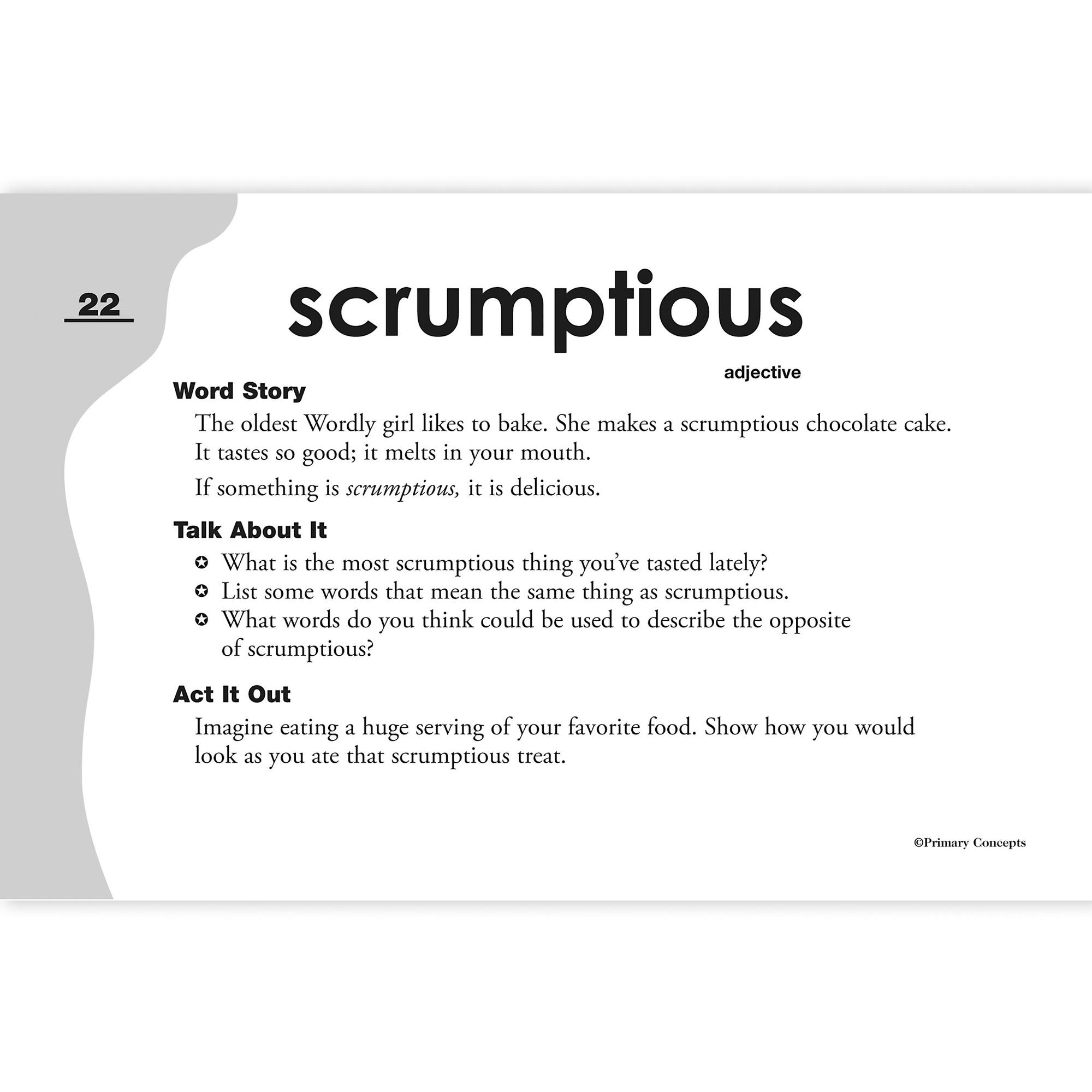 Primary Concepts™ Word Of The Day Flip Chart